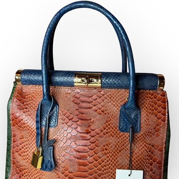 NWT Vintage Giada Pelle Italian Brown Leather Purse - Picture 10 of 12